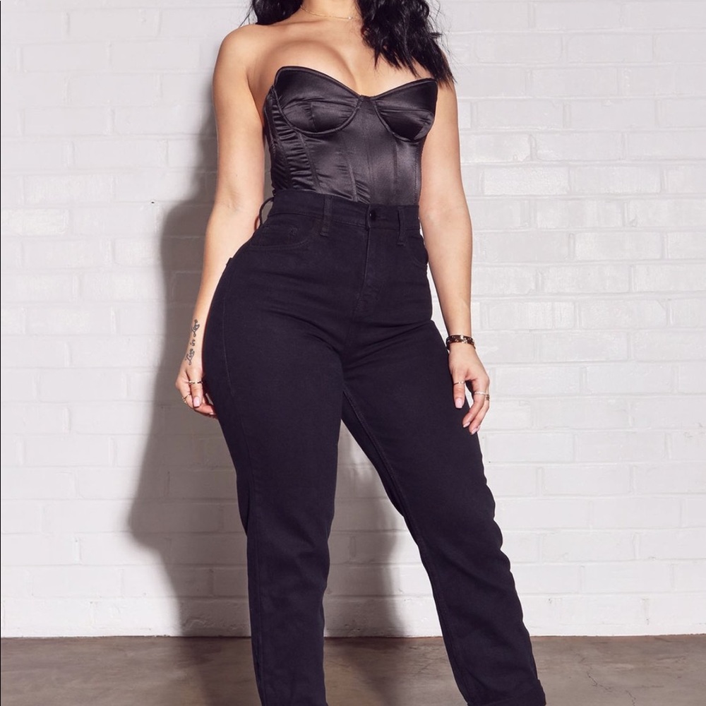 Black mom jeans - Picture 1 of 5